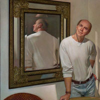 WADE REYNOLDS  Self Portrait- Double Mirror Image