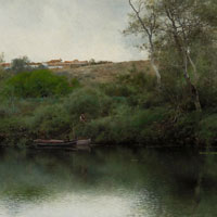 EMILIO SANCHEZ- PERRIER  By the River