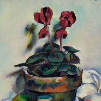 STANTON MACDONALD-WRIGHT  Cyclamen & Fruit