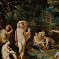 JAN; JOHANN BRUEGHEL THE ELDER & ROTTENHAMMER   Diana & Acteon